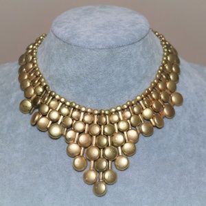 Bronze Bib Necklace